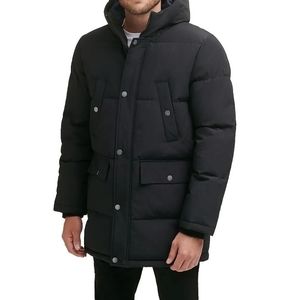 *Sold* NWT Men's DOCKERS Heavyweight Performance Hooded Parka Black - MSRP $200